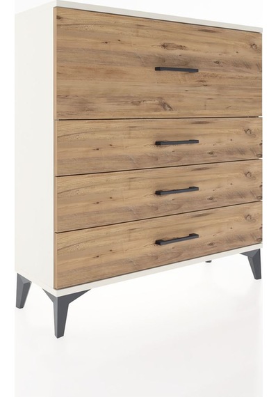 Arges Şifonyer 4 Çekmeceli 88x30x96 Aytaşı-çam Aytaşı