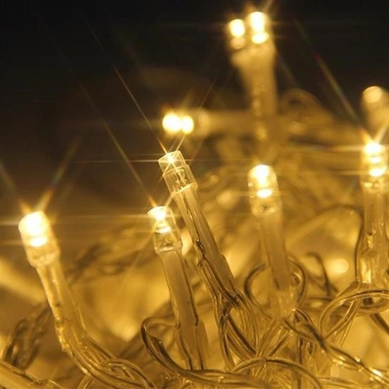 Aklow 10 Metre 100 Ledli 8 Fonksiyonlu Dekoratif Lambader Sarı Lamba Çoklu Renk