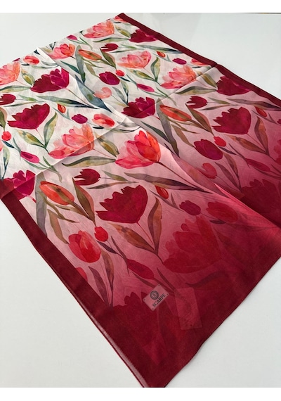 Scarfe Soft Pamuklu Şal Lcs1405-48387 Çok Renkli