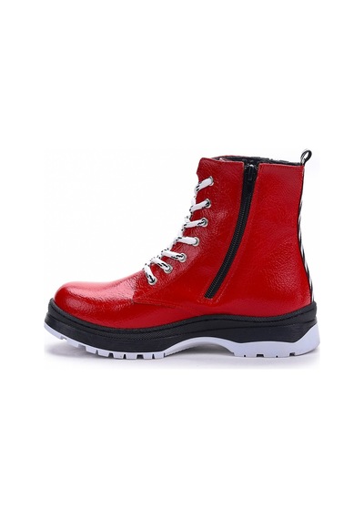 Kiko Kids Termo Taban Kız Çocuk Bot 622 Çatlak Kırmızı