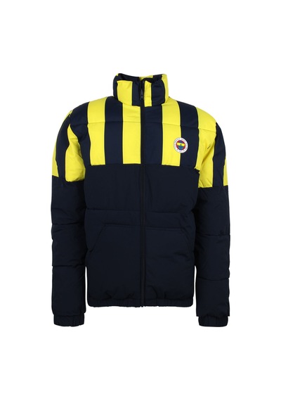 Fenerbahçe Çocuk Çubuklu Mont Fb Fb Laci Yeni Sarı - Lacivert