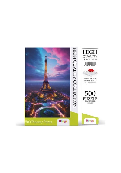 Btoys 500 Parça Puzzle Eyfel Kulesi 2100 9059