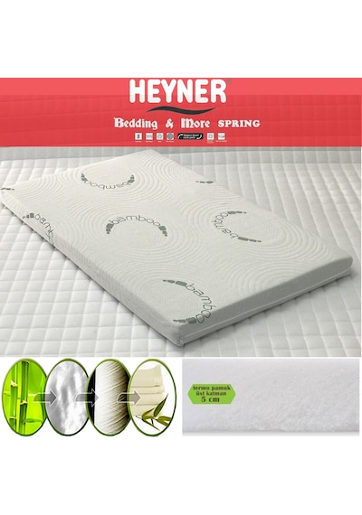 Heyner Bamboo Pamuk Oyun Parkı Bebek Yatağı 70 x 120 CM