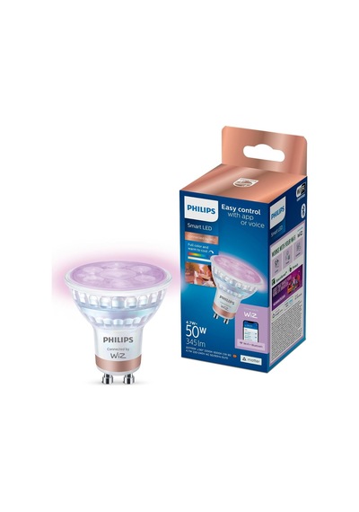 Smart Lighting Led Spot Ampul Gu10 Cam 50w Eşdeğer Rgb - Google Home, Alexa, Homekit Ve Matter Uyumlu Diğer