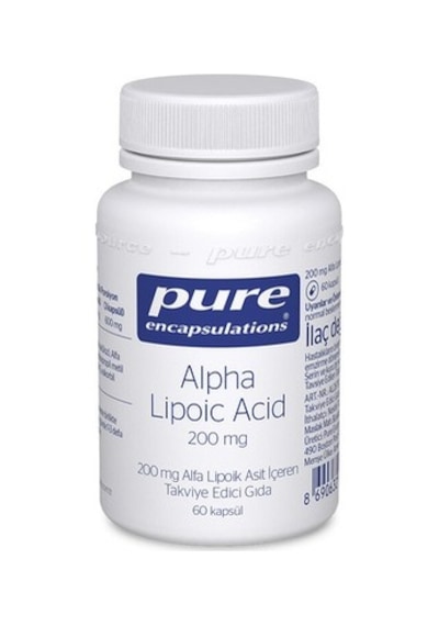 Pure Alpha Lipoic Acid 200 Mg 60 Kapsül