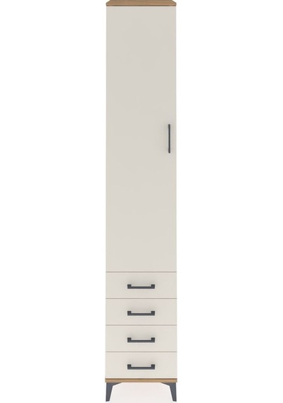 Hyperion Dolap 5 Raflı 4 Çekmeceli Tek Kapaklı 44x44x243 Çam-... Çam Hyperion Dolap 5 Raflı 4 Çekmeceli Tek Kapaklı 44x44x243 Çam-... Çam