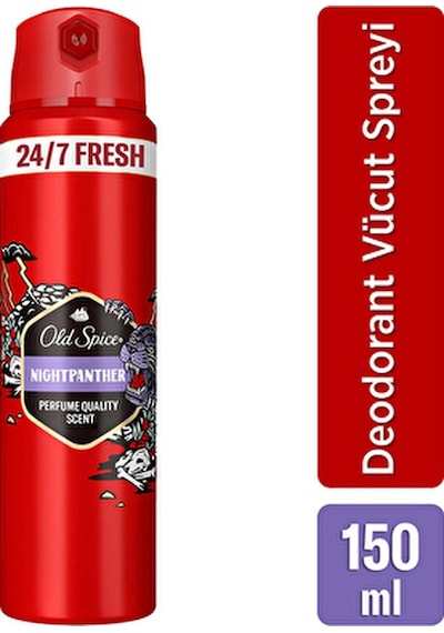 4 Adet Old Spice Nightpanther Deodorant 150 Ml