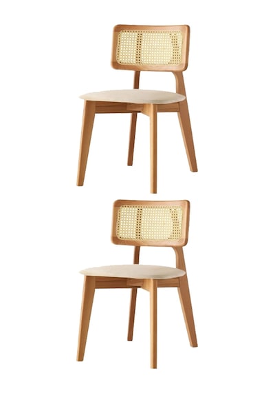 Kuzey Sandalye Ahşap Gürgen 2 Li Set Cafe,restaurant,mutfak,salon,yemek Odası Sandalyesi Naturel
