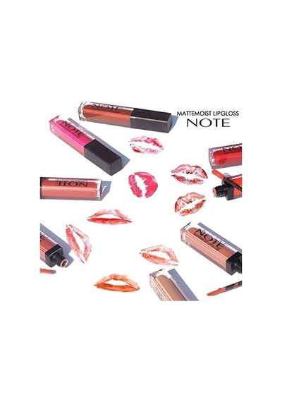 Cosmetics Mattemoist Lipgloss 404 Jolly Yarı Mat Saten Bitişli Likit Ruj - Kahverengi Diğer