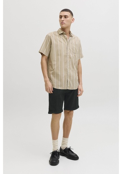 Jack & Jones Jpstrıck Dylan Original Erkek Şort Regular Fit Yazlık Şort Siyah