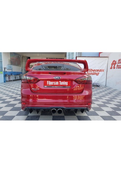 Ford Focus 3 Sedan Arka Tampon Eki------fibersan Tuning
