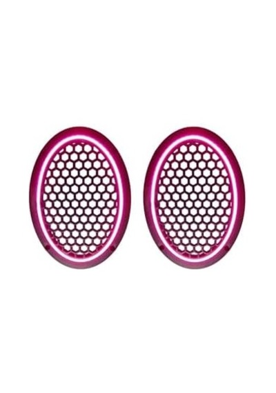 Neon Işıklı 6x9 İnç Kaliteli Plastik Hoparlör Ve Midrange Kapağı - 2 Adet - Pembe