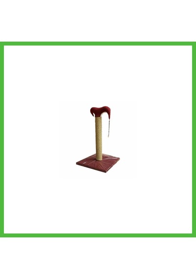 Vaveni İnce Kedi Tırmalama Tahtası 50 Cm Bordo Arz