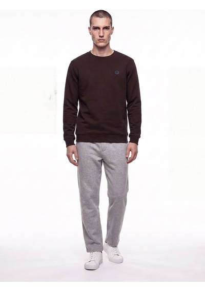 Discovery Expedition D5wm-swt3940 Kahverengi Erkek Sweatshirt Koyu Kahverengi