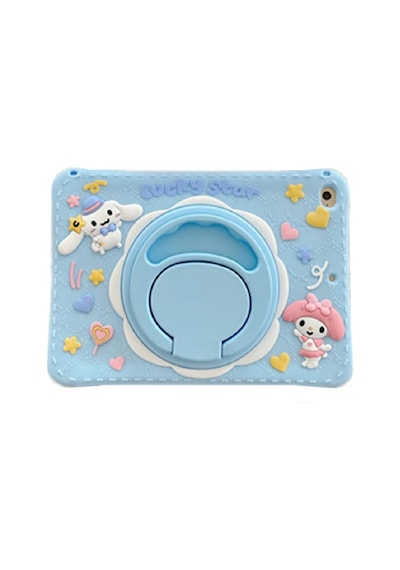 Samsung Galaxy Uyumlu Tab A8 10.5 Sm-x200 2021 Kılıf Cute Dolls Standlı Eğlenceli 3d Karekterli Çocuk Kılıfı Kılıf