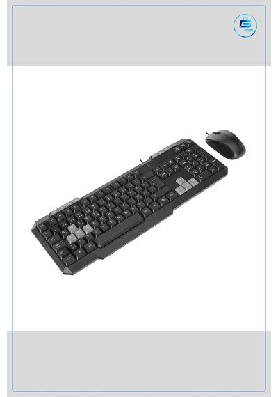 Kablolu Usb Klavye Mouse Seti Türkçe Q Tuş Dizilimli Dpı Ofis Ev Optik