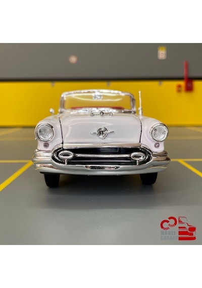 Oldsmobile Super 88 1955 1/24 Ölçek C&c Model Garage Diecast Metal Model Araba