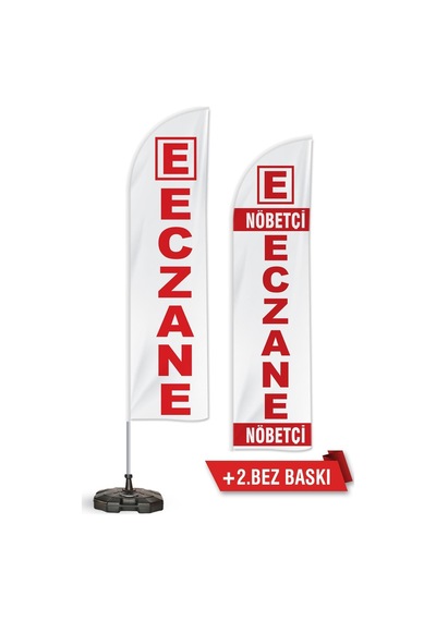 Eczane Yelken Bayrak + Nöbetçi Ecz. Baskısı V1