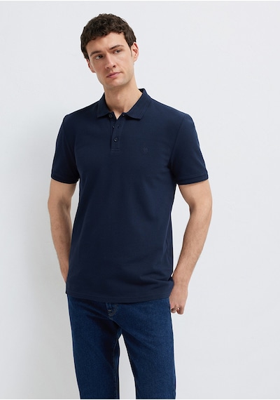 Mavi - Lacivert Polo Tişört 064946-70490 Lacivert