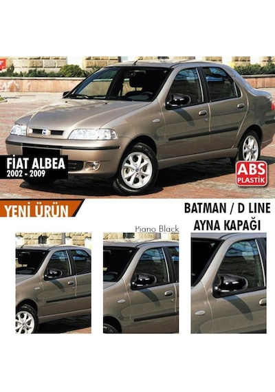 Fiat Albea (2002 - 2009) Batman Yarasa Ayna Kapağı (makyajsız Kasa)