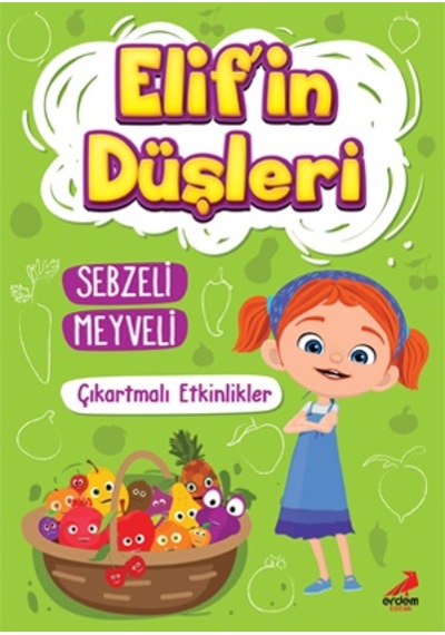 Sebzeli Meyveli-Çıkartmalı Etkinlikler-Elif'In Düşleri