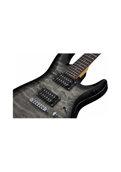 Schecter C-6 Plus Elektro Gitar (Charcoal Burst)