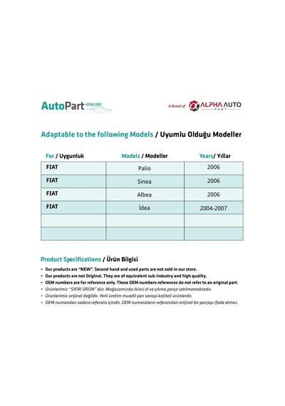 Fiat Palio, Sinea, Albea, İdea İçin Vites Topuzu- 5 Vites