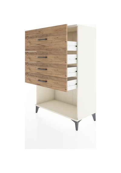 Hyperion Dolap 4 Çekmeceli 88x44x134 Aytaşı-çam Aytaşı