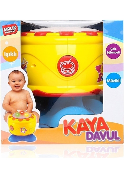 Birlik Toys Kaya Işıklı Müzikli Davul