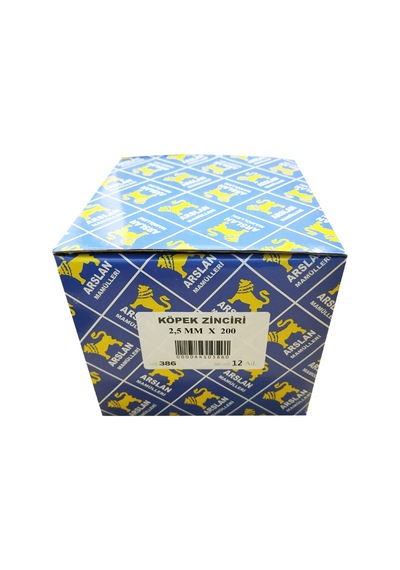 Arslan Mamulleri Köpek Zinciri 2.5 MM x 2 Mt - 12 Adet Diğer