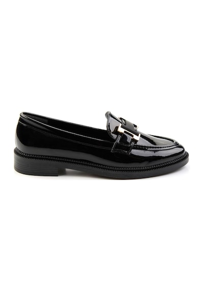 Bambi Siyah Kadın Loafer Ayakkabı K01216100008 Siyah