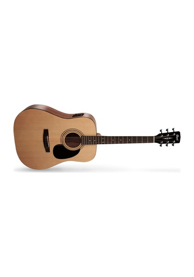 Cort Ad810e-opw Elektro Akustik Gitar Çantalı Open Pore - Walnut