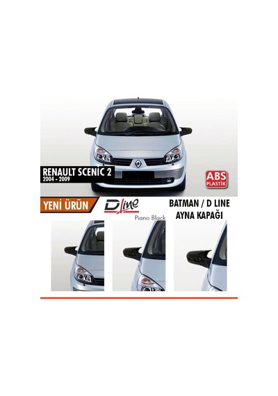 Renault Scenic 2 2004 - 2009 Yarasa Batman Ayna Kapağı