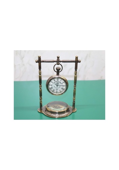 Kenpazar Pirinç Masa Üstü Saat Çok Renkli 92007541
