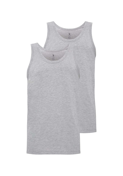 U.S. Polo Assn. Erkek Gri Melanj 2 Li Atlet 80188 Gri
