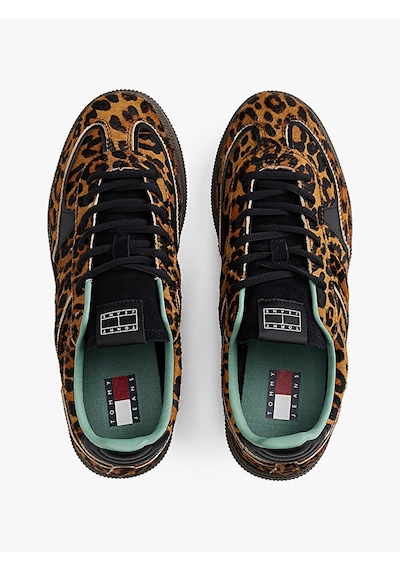Tommy Hilfiger The Greenwıch Edge Leopard Kadın Beyaz Spor Ayakkabı - En0en02904 Beyaz