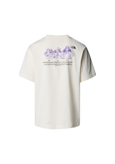 The North Face U S/s Mnt Annıversary Relaxed Tişört Nf0a8dn5qlı1 Beyaz