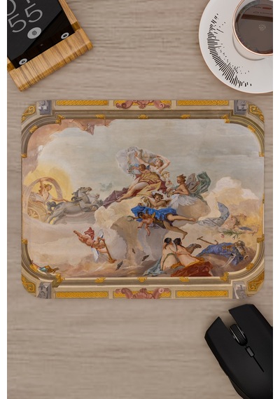Ortaçağ Sanat Kaymaz Dikişli Kauçuk Oyuncu Mousepad V1 - 22x18 Gaming Mouse Pad Fare Altlığı