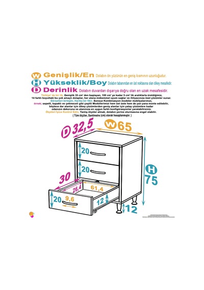 Eliusta Seçer 3 Çekmeceli 65 Cm Banyo Ve Mutfak Dolabı Beyaz 65x75x32,5 Cm Çok Amaçlı Organizer Dolap Beyaz Eliusta Seçer 3 Çekmeceli 65 Cm Banyo Ve Mutfak Dolabı Beyaz 65x75x32,5 Cm Çok Amaçlı Organizer Dolap Beyaz