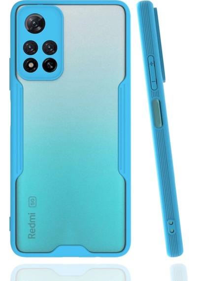 Gld-spt- Newface Xiaomi Redmi Note 11 Pro Plus 5g Kılıf Platin Silikon - Mavi