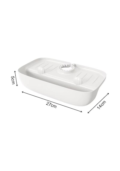 Beyaz Hazneli Elastik Musluk Matı Su Tutucu Düzenleyici Kaydırmaz Taban Organizer Mutfak Banyo Silik Diğer