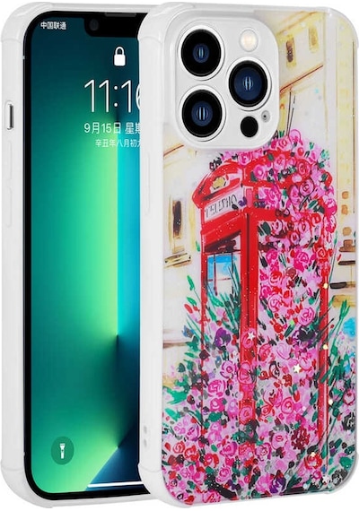 Apple Uyumlu iPhone 12 Pro Max Simli Desenli Kamera Korumalı Parlak Zore Popy Kapak