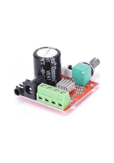Pam8610 2x 10w Stereo Amplifikatör Modül Dc 6-15v Class D Amfi Devresi Ses Kontrol Potu 4 8 Ohm