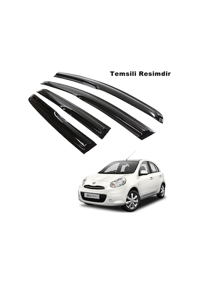 Nissan Micra Mügen Cam Rüzgarlığı 2011 - 2019 Arası 4 Lü N11.11729