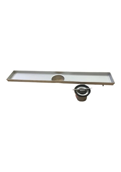 Acoflexdrain Pslnmz Çelik Duş Kanalı 58.5Cm Seramik Uyumlu Izgara