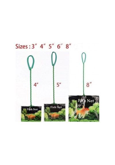 Liya Akvaryum Balık Yakalama Kepçesi 12.5  Cm 5"