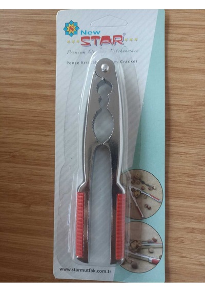 Ceviz Fındık Kıracağı Pense Metalik Döküm Gümüş
