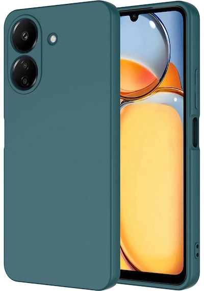 Kilifone - Xiaomi Uyumlu Poco C65 - Kılıf İçi Kadife Koruyucu Mara Lansman Kapak - Koyu Yeşil