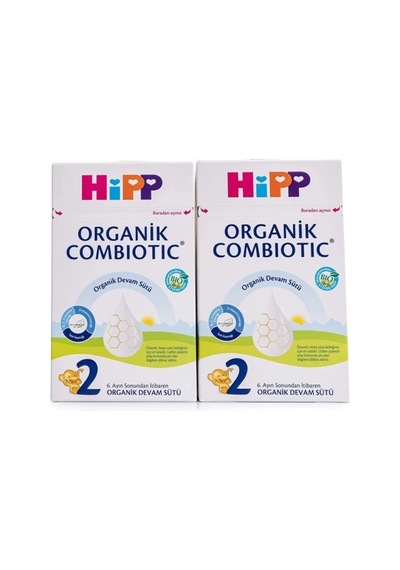 2 Organik Bebek Sütü 800 Gr X2 Islak Mendil Hediyeli