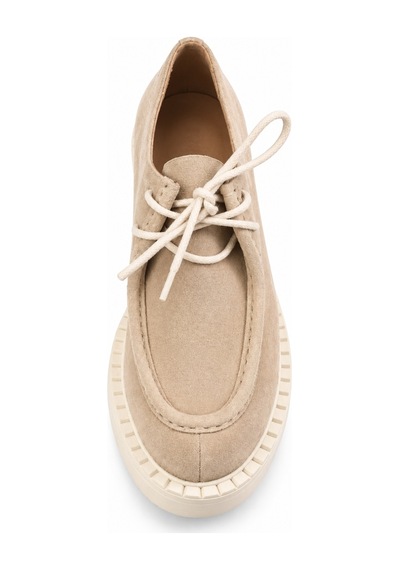 5in1Canpolat Bej Bağcıklı Loafer 20467
